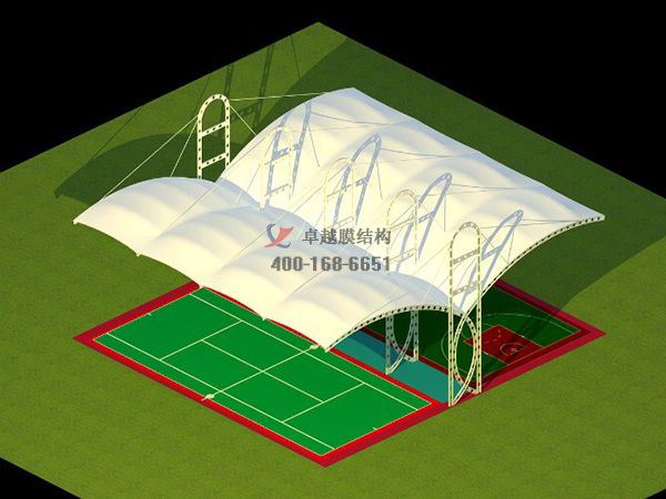 长沙网球场酷游平台地址ku113结构顶棚罩棚十年施工经验 　　
