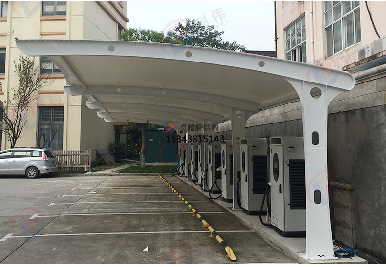 新乡电动车充电酷游平台地址ku113结构遮阳棚生产厂家