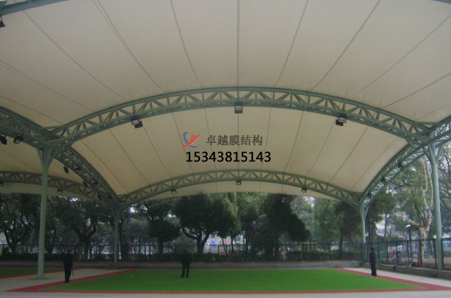 焦作网球场酷游平台地址ku113结构雨棚设计施工