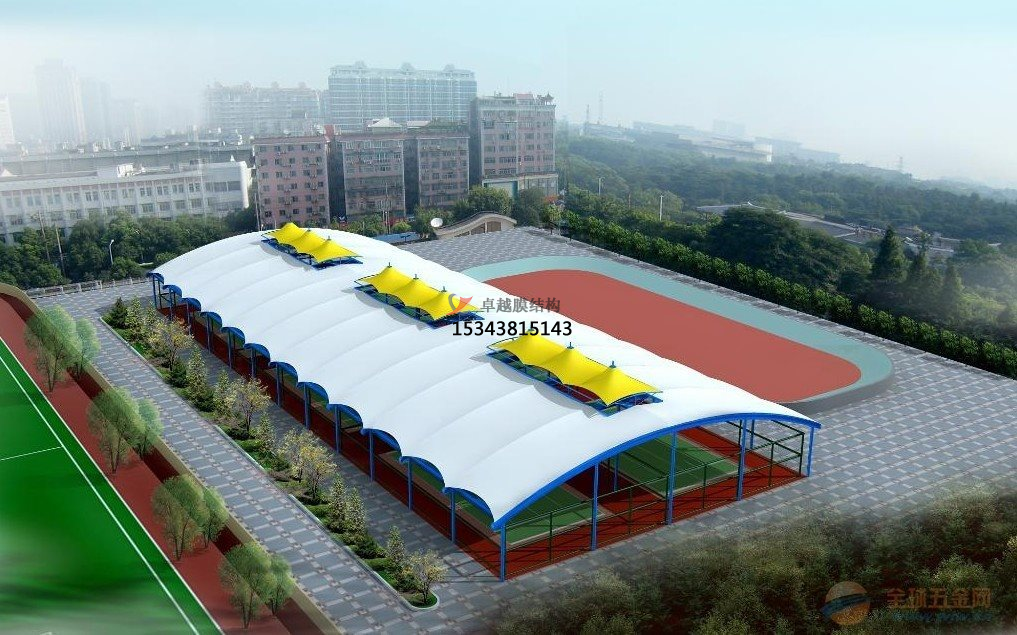 濮阳网球场酷游平台地址ku113结构雨棚生产厂家