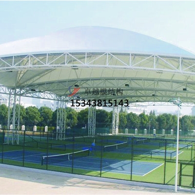 周口网球场酷游平台地址ku113结构雨棚生产厂家